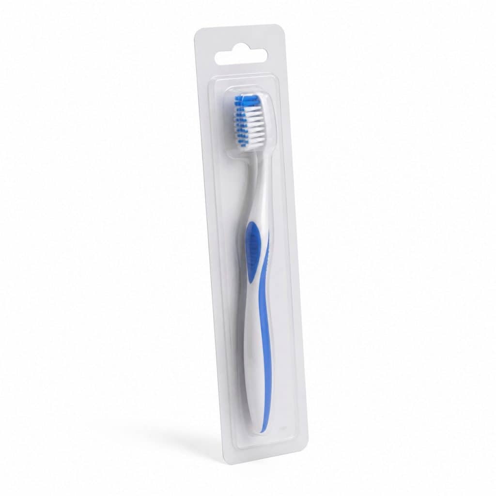 Brosse à dents medium classique présentée seule
