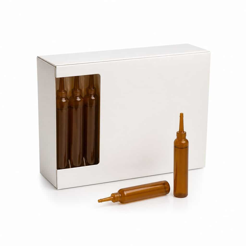 ampoules buvables de complément alimentaire ginseng rouge de Corée présenté seul