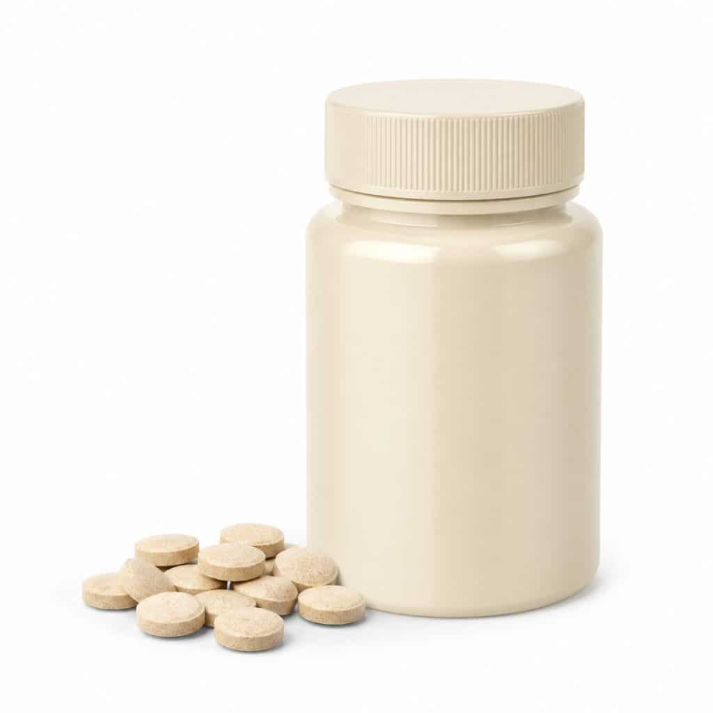 comprimés de complément alimentaire vitalité formule douce présenté seul