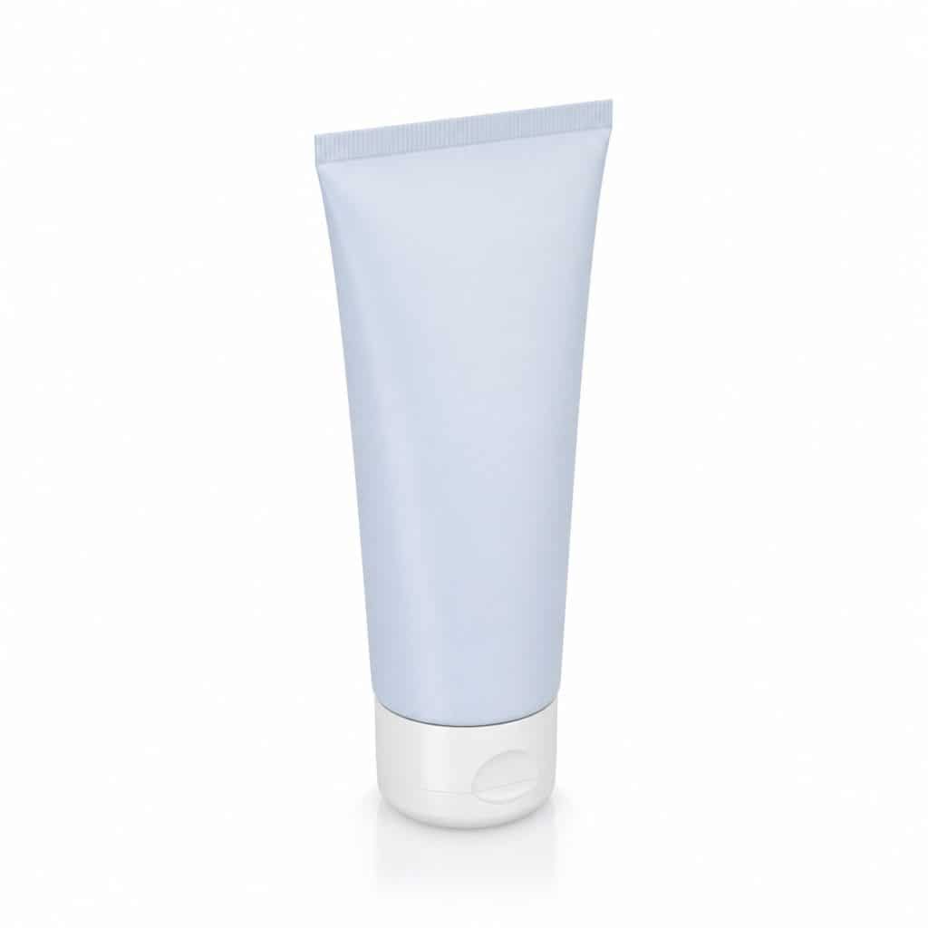 Tube de crème apaisante bébé présenté seul