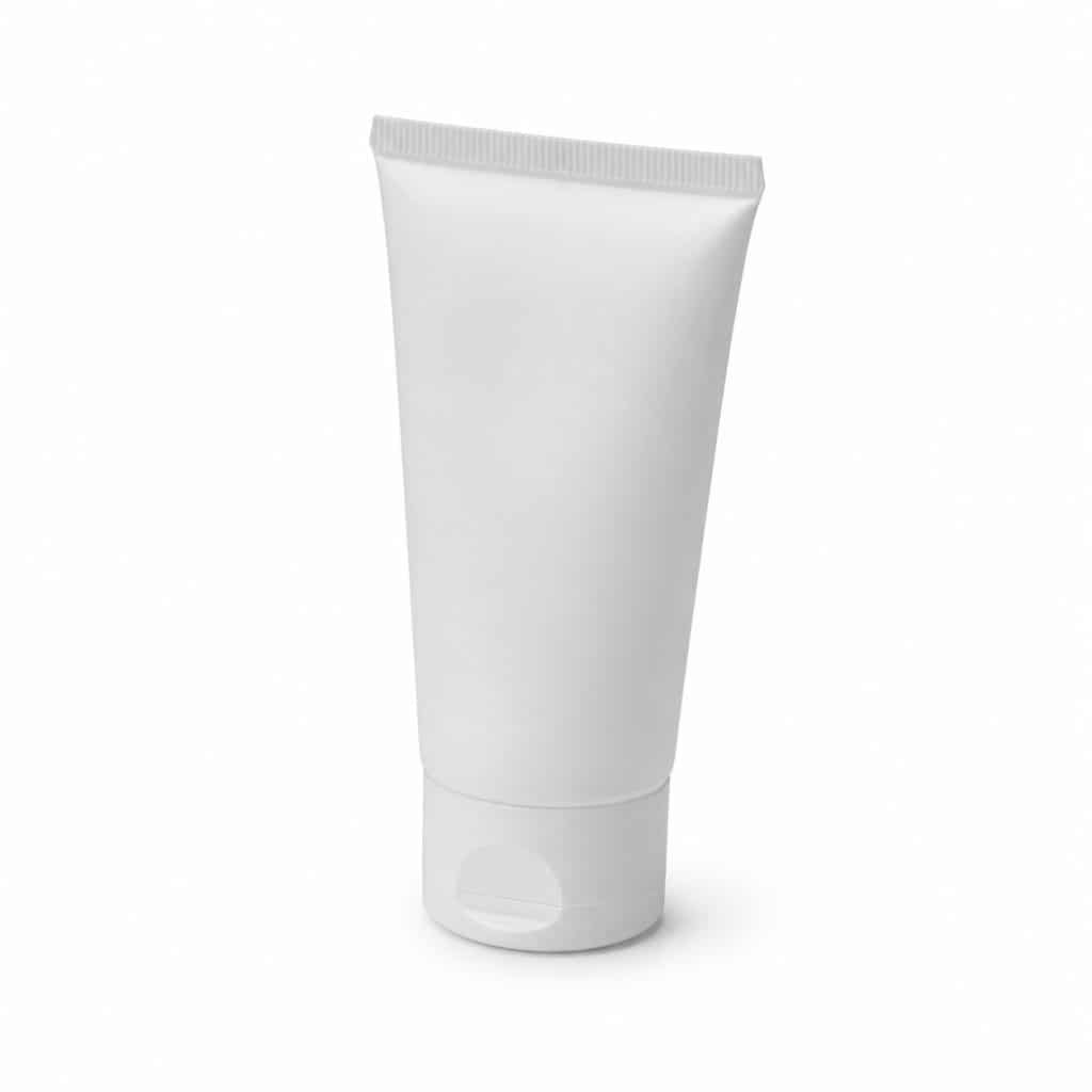 Mini tube de crème fixative présenté seul