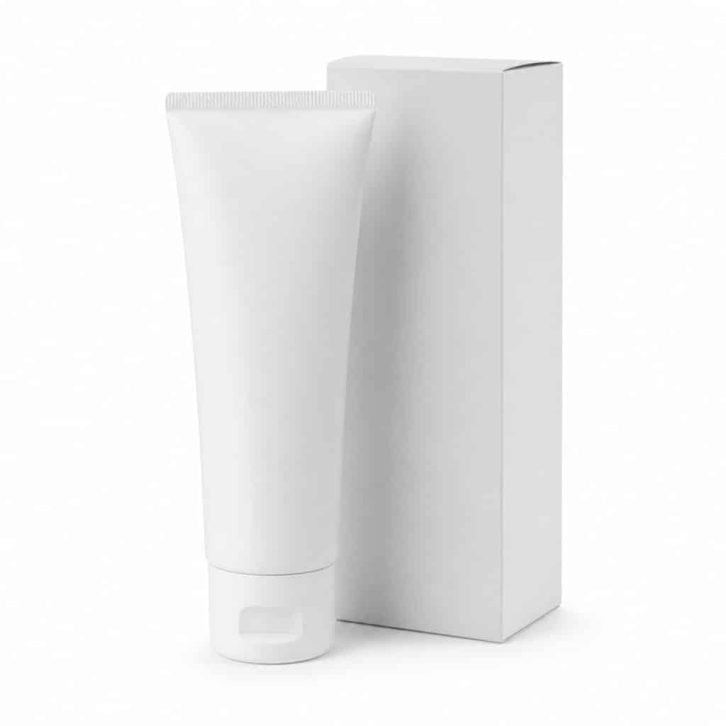 Tube de dentifrice pour gencives sensibles présenté seul