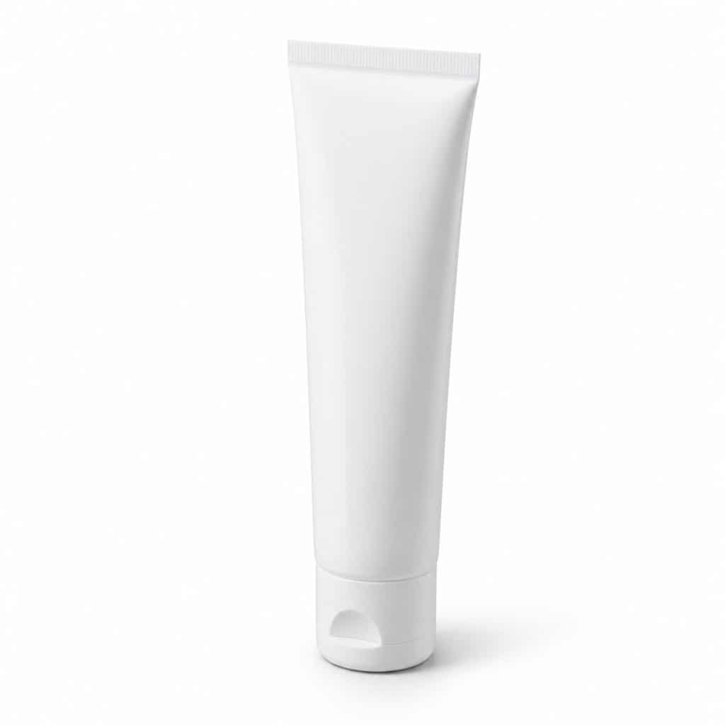 Tube de dentifrice sans menthol présenté seul
