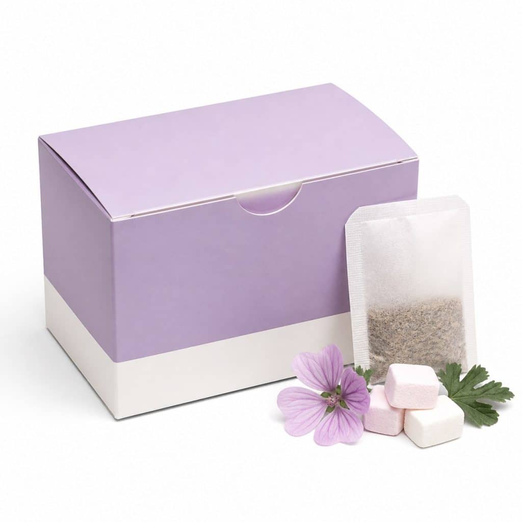 Boîte de tisane transit et confort intestinal présentée seule